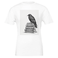 Dark Academia Raven Library Tee | Book Lover Gift | Gothic Illustration - Wild Thread Co