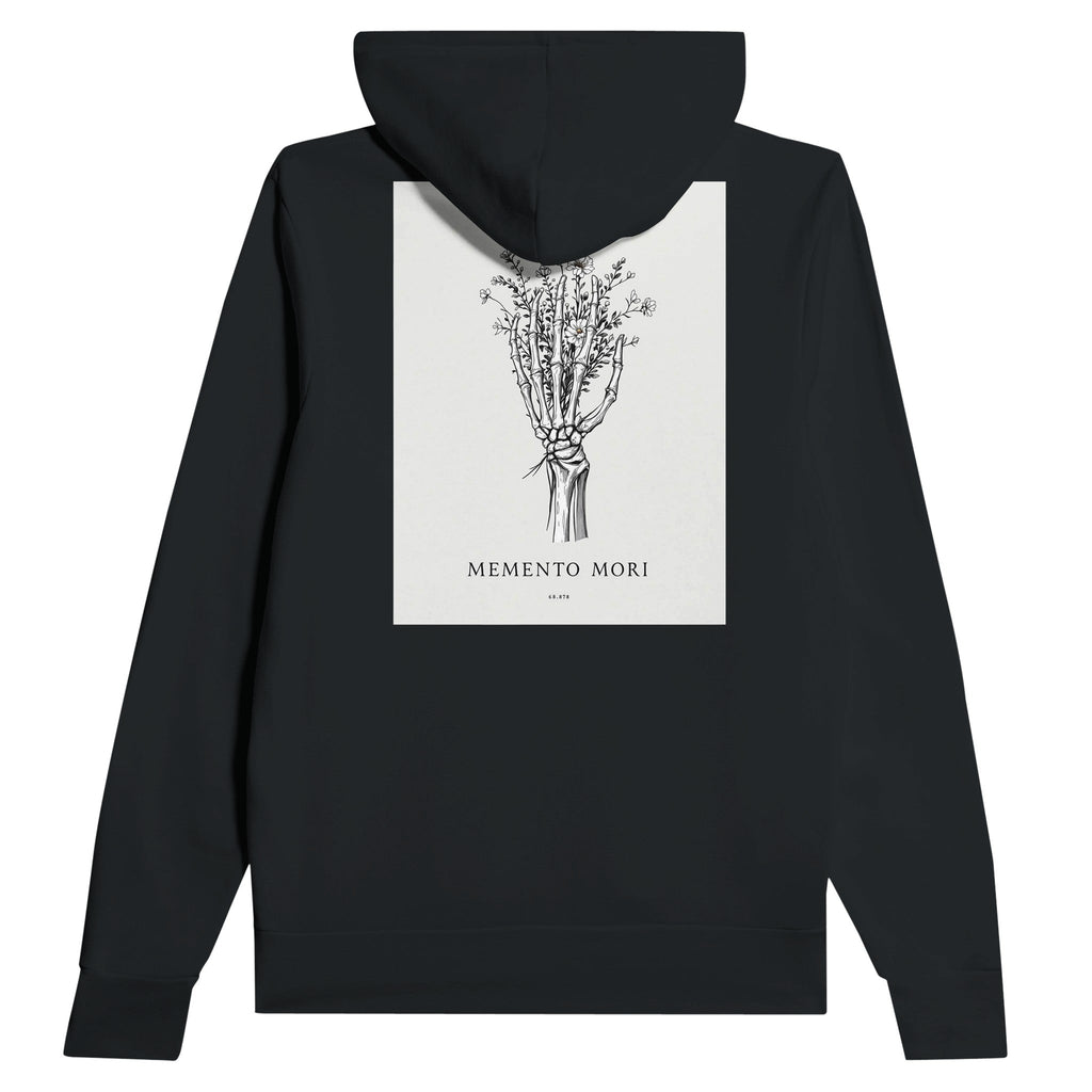 Dark Academia Skeleton Anatomy Memento Mori Navy Hoodie Gothic Hoodie - Wild Thread Co