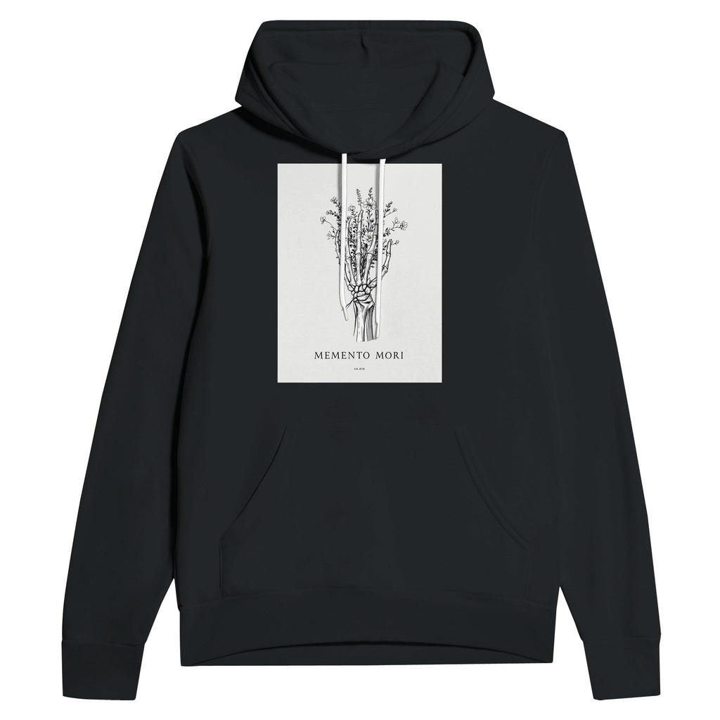 Dark Academia Skeleton Anatomy Memento Mori Navy Hoodie Gothic Hoodie - Wild Thread Co