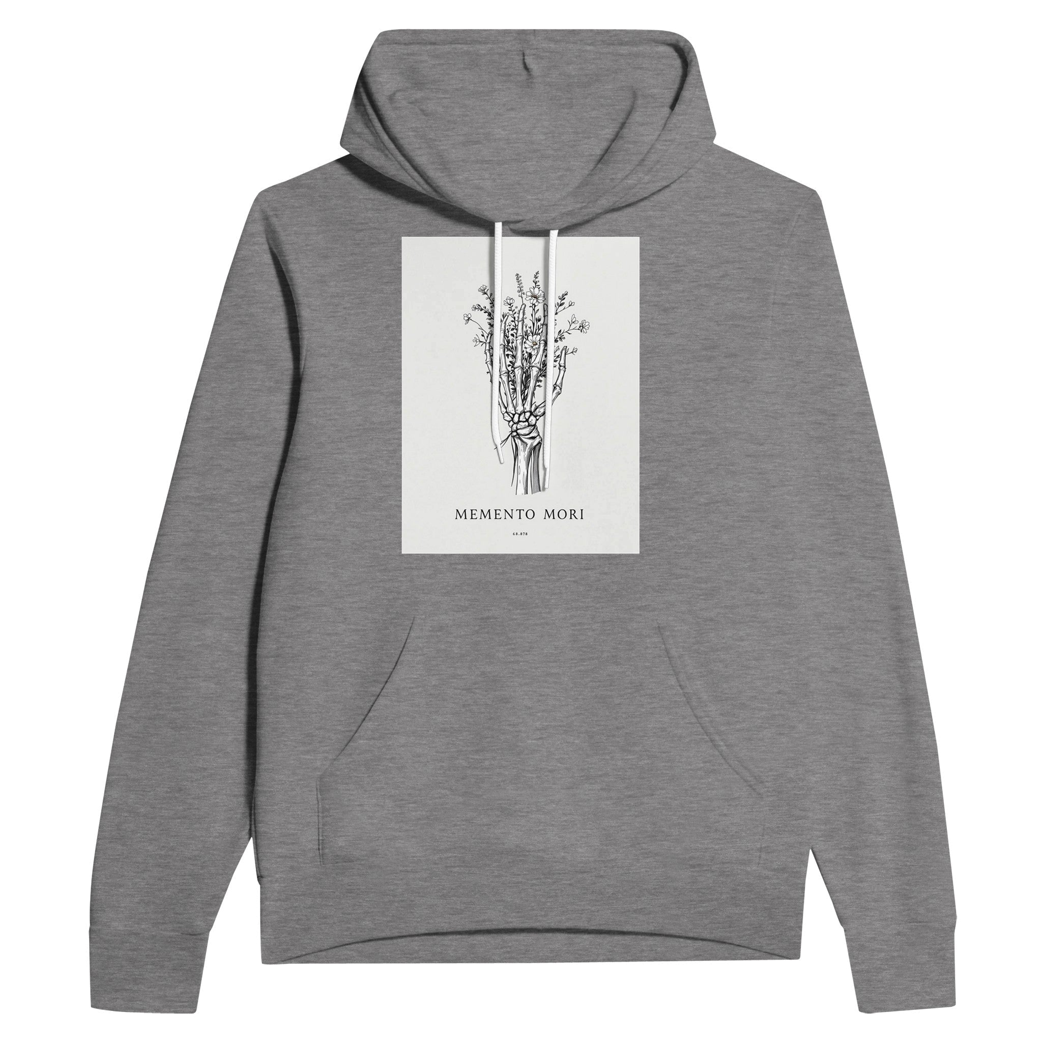 Dark Academia Skeleton Anatomy Memento Mori Navy Hoodie Gothic Hoodie - Wild Thread Co