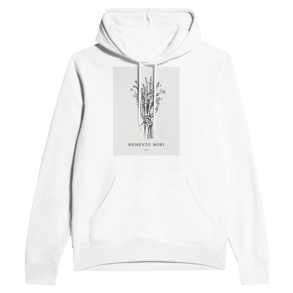Dark Academia Skeleton Anatomy Memento Mori Navy Hoodie Gothic Hoodie - Wild Thread Co