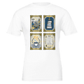 Dark Academia Tarot Shirt | Witchy Mystical Gift | Tarot Card Tee Navy - Wild Thread Co