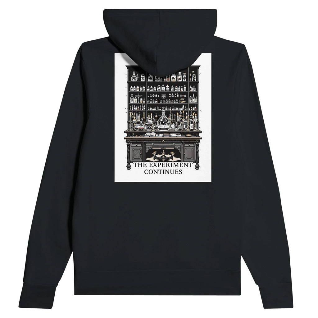 Dark Academia Victorian Science Hoodie | The Experiment Continues - Wild Thread Co