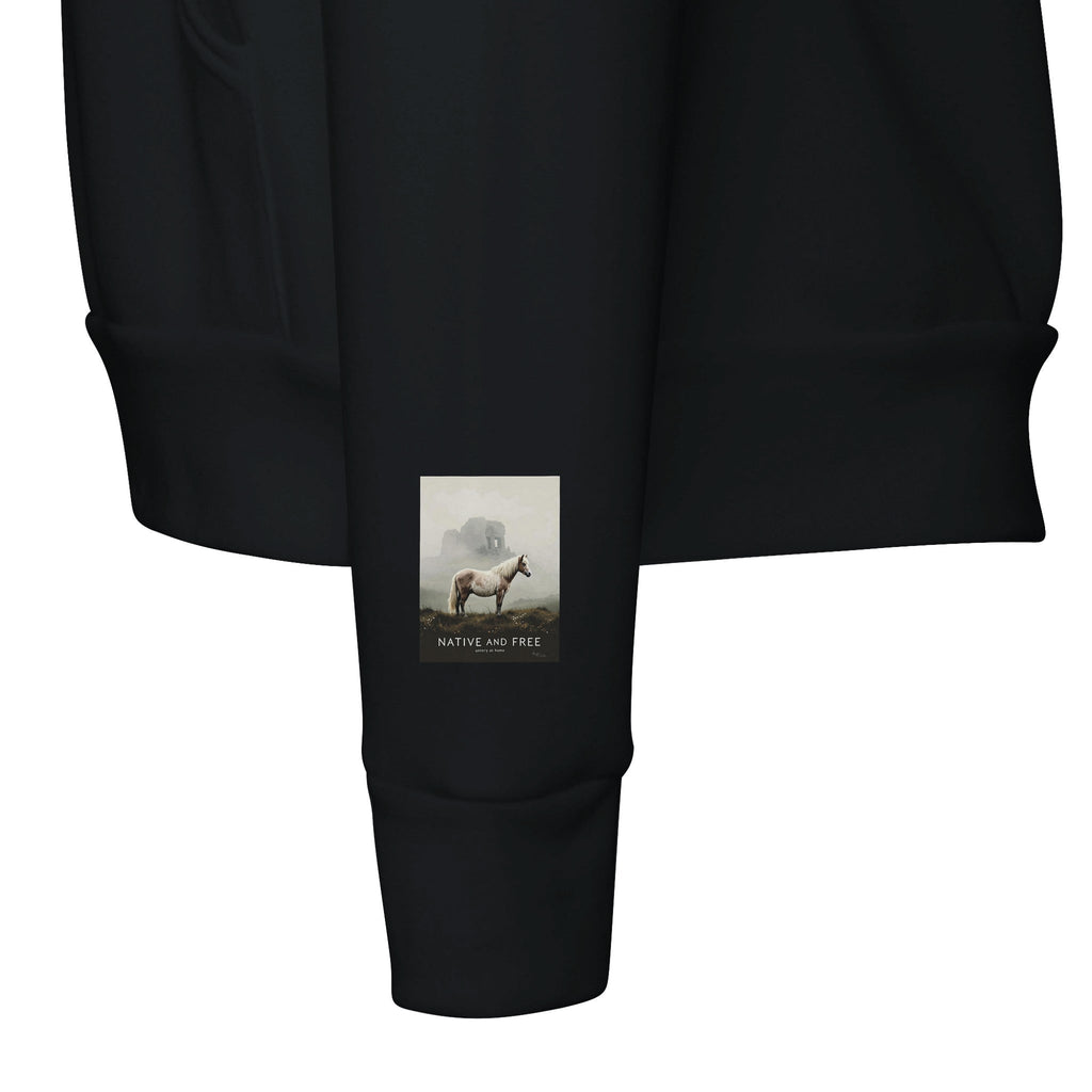 Dartmoor Pony Mist Hoodie | Devon Moor Native & Free Hoodie - Wild Thread Co