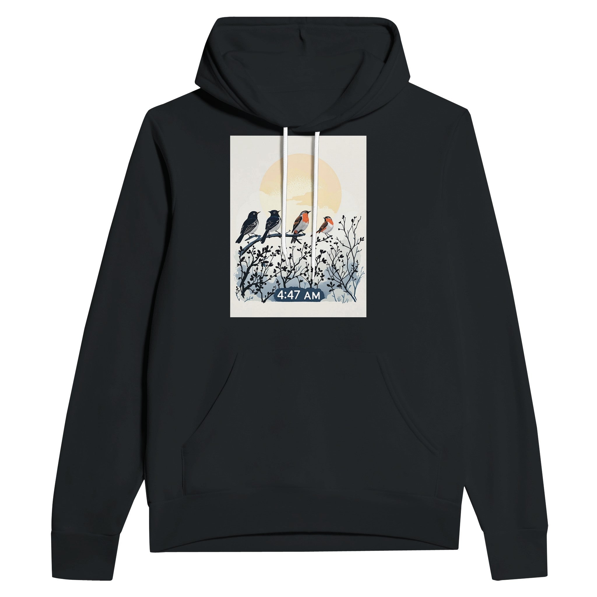 Dawn Chorus Bird Lover Hoodie | Garden Birds Illustrated Hoodie - Wild Thread Co