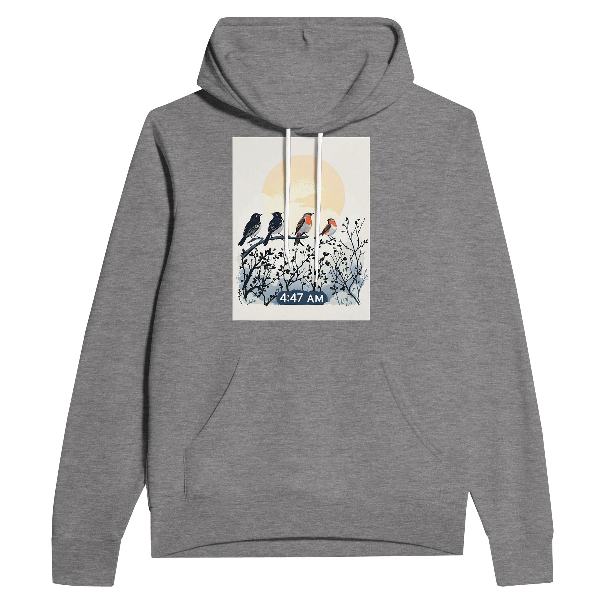 Dawn Chorus Bird Lover Hoodie | Garden Birds Illustrated Hoodie - Wild Thread Co