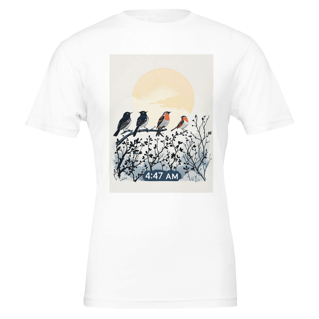 Dawn Chorus Bird Lover T-Shirt | Garden Birds Illustrated Tee - Wild Thread Co