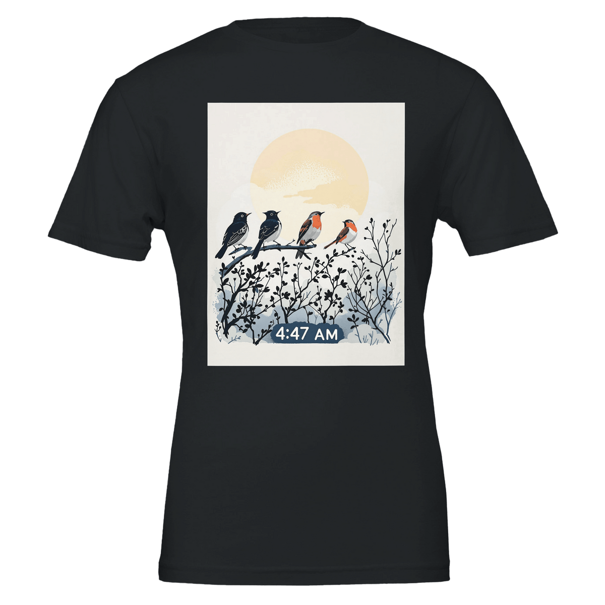 Dawn Chorus Bird Lover T-Shirt | Garden Birds Illustrated Tee - Wild Thread Co