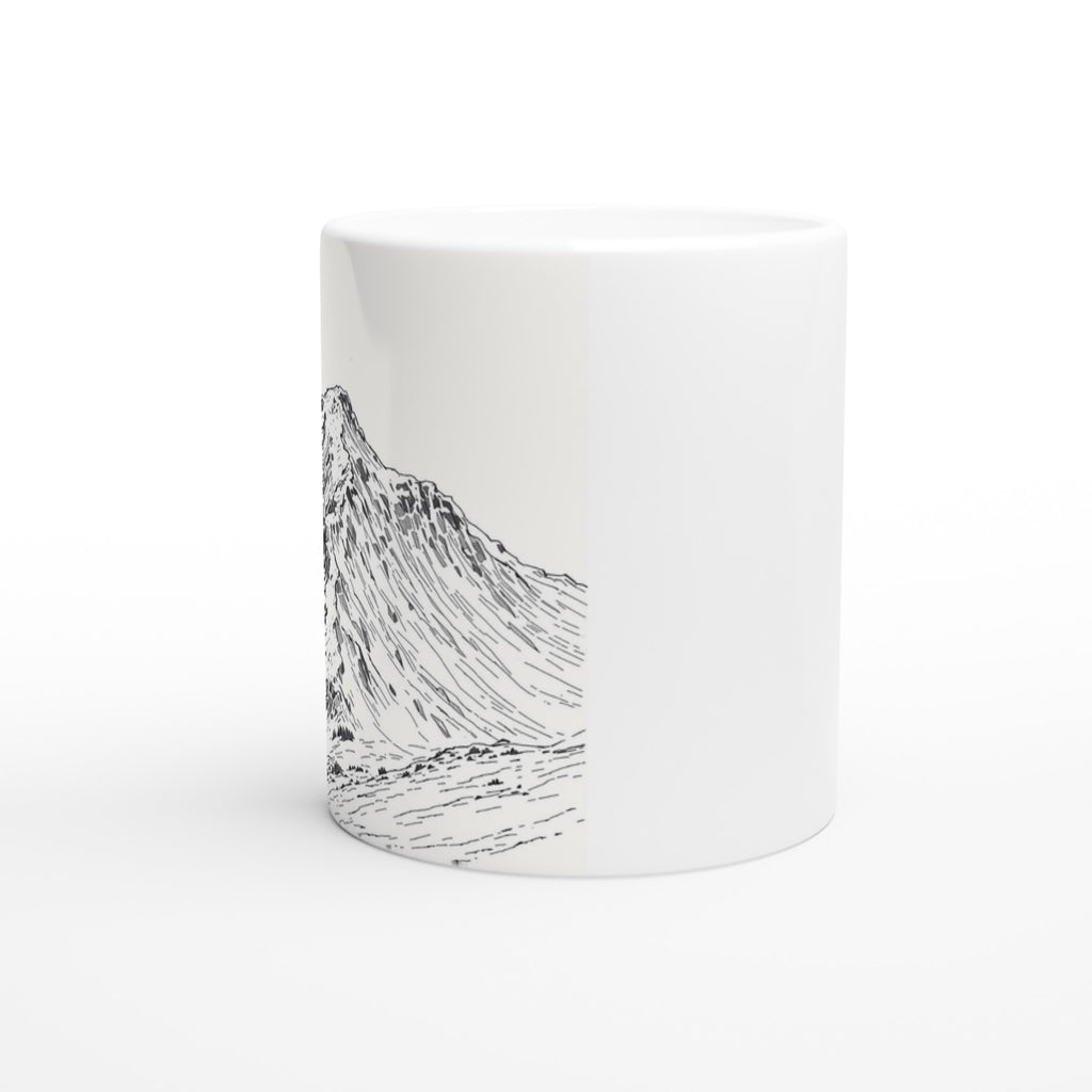 Wainwright Fell Guide Mug — detail view | Wild Thread Co