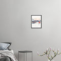 Fishing Village Lobster Pots Harbour Framed Art Print — detail view | Wild Thread Co