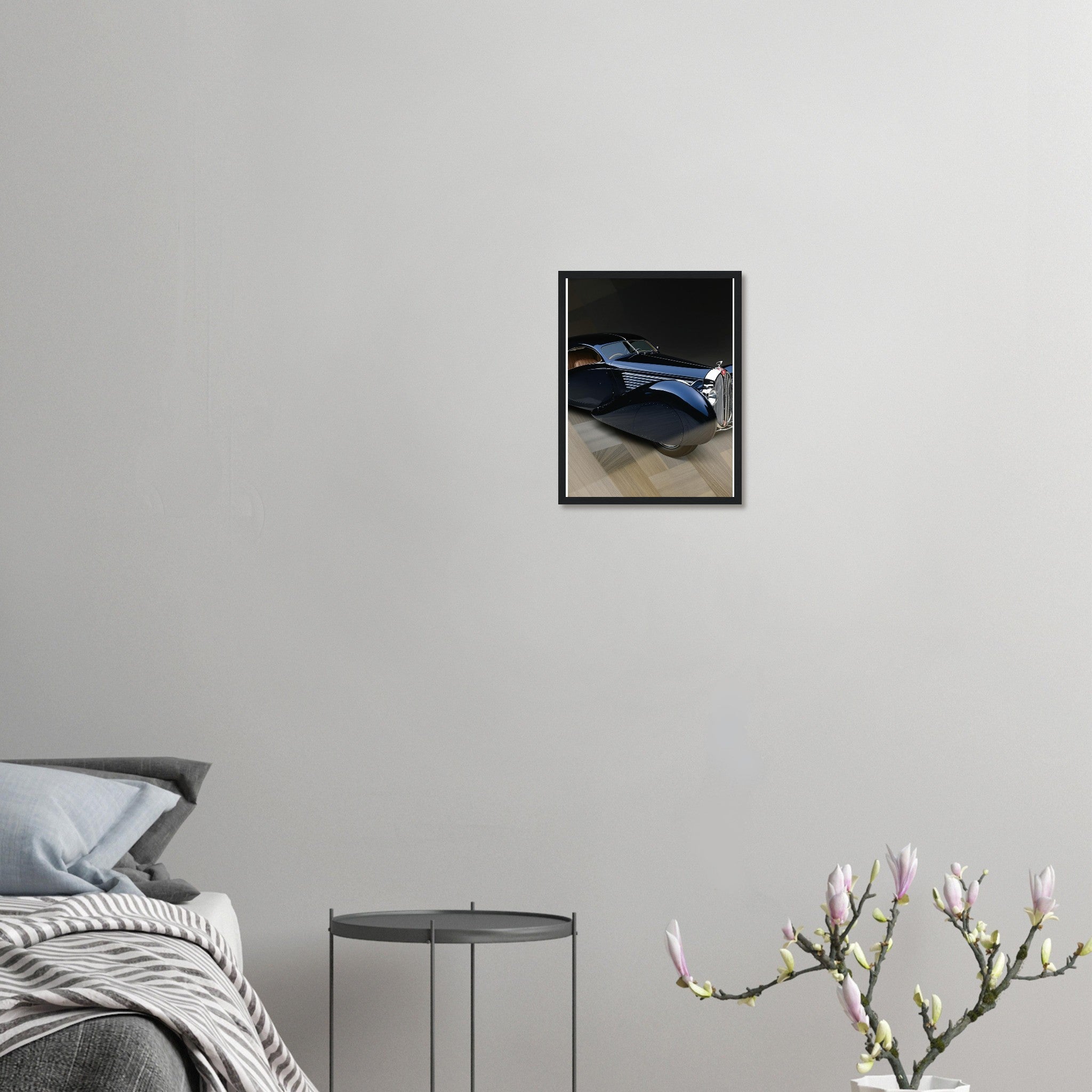 Bugatti Type 57 Framed Art Print — detail view | Wild Thread Co