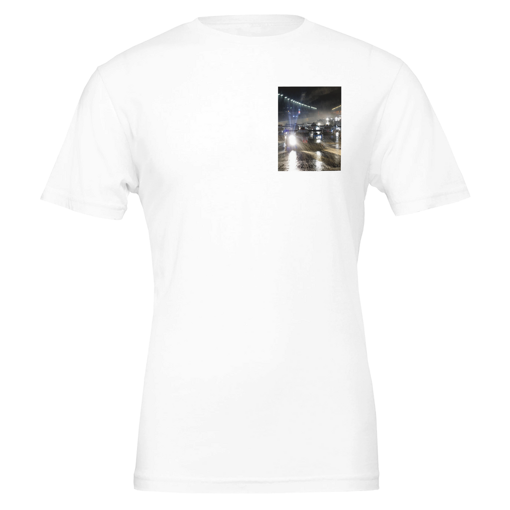 Le Mans Night Racing T-Shirt — detail view | Wild Thread Co