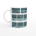 Wild Swimming Morning Ritual Comic Strip Mug Coffee Tea Ceramic 11oz UK Gift — Mug | Wild Thread Co UK
