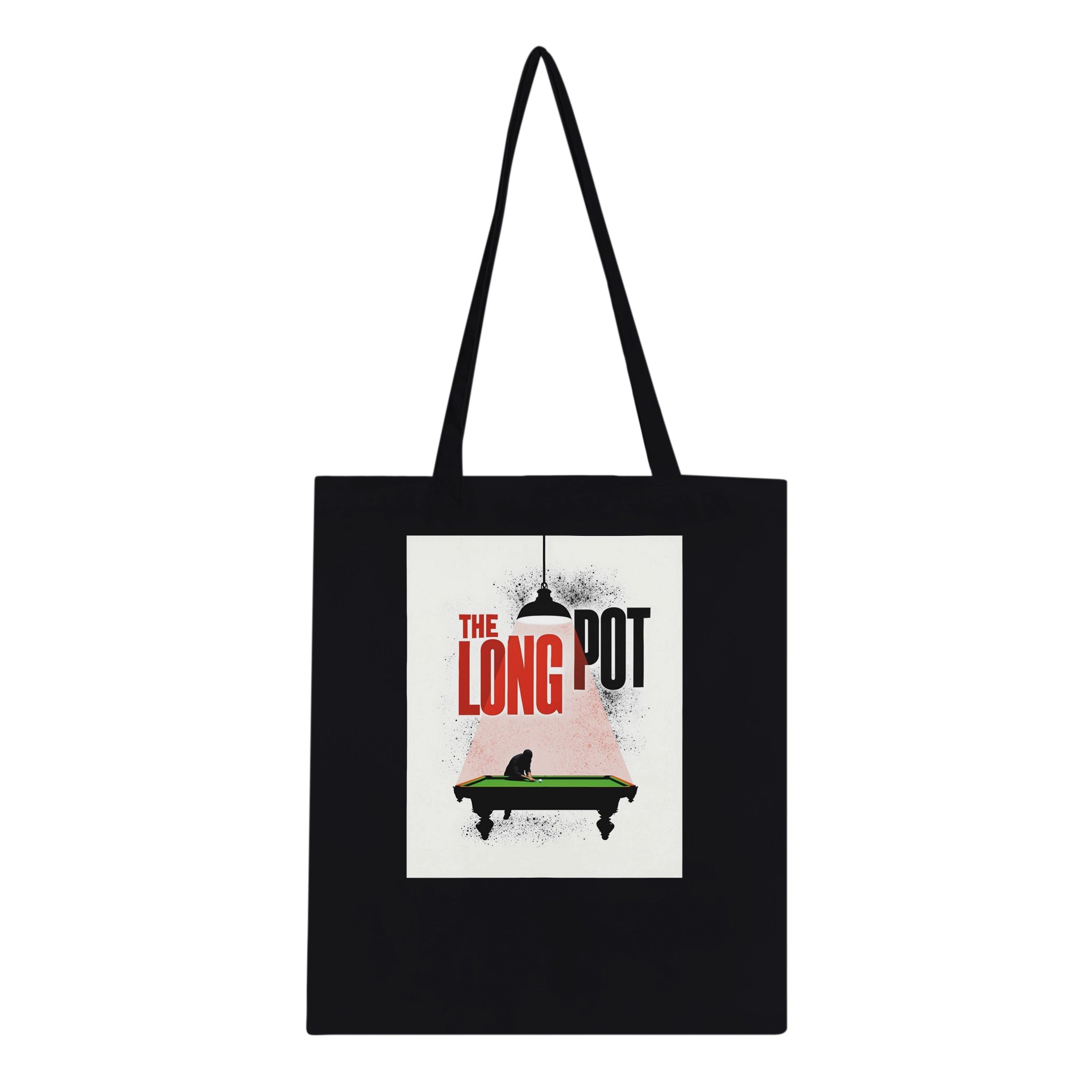 Snooker Hall Film Noir Tote Bag — detail view | Wild Thread Co