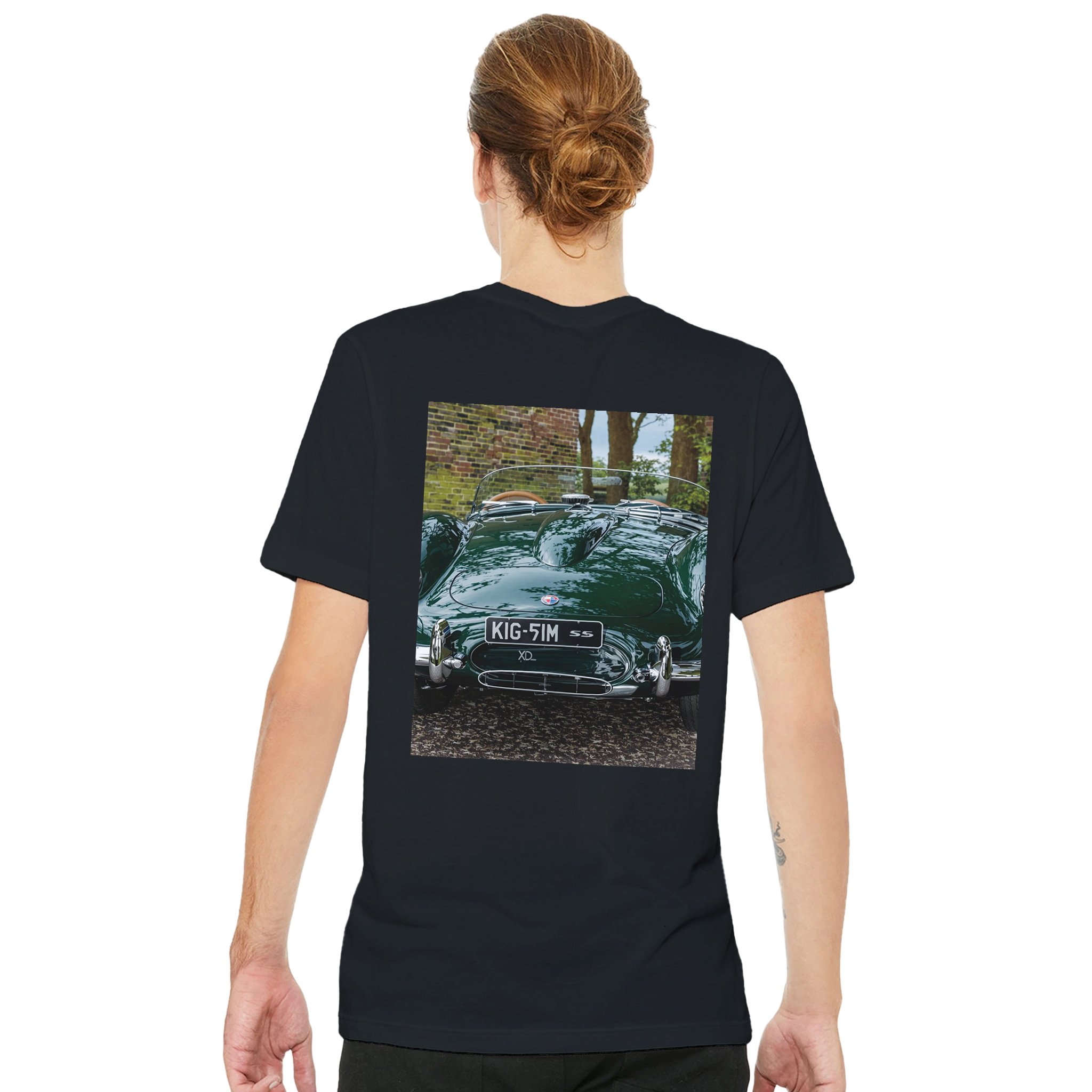 Jaguar Xkss UK Gift T-Shirt — detail view | Wild Thread Co