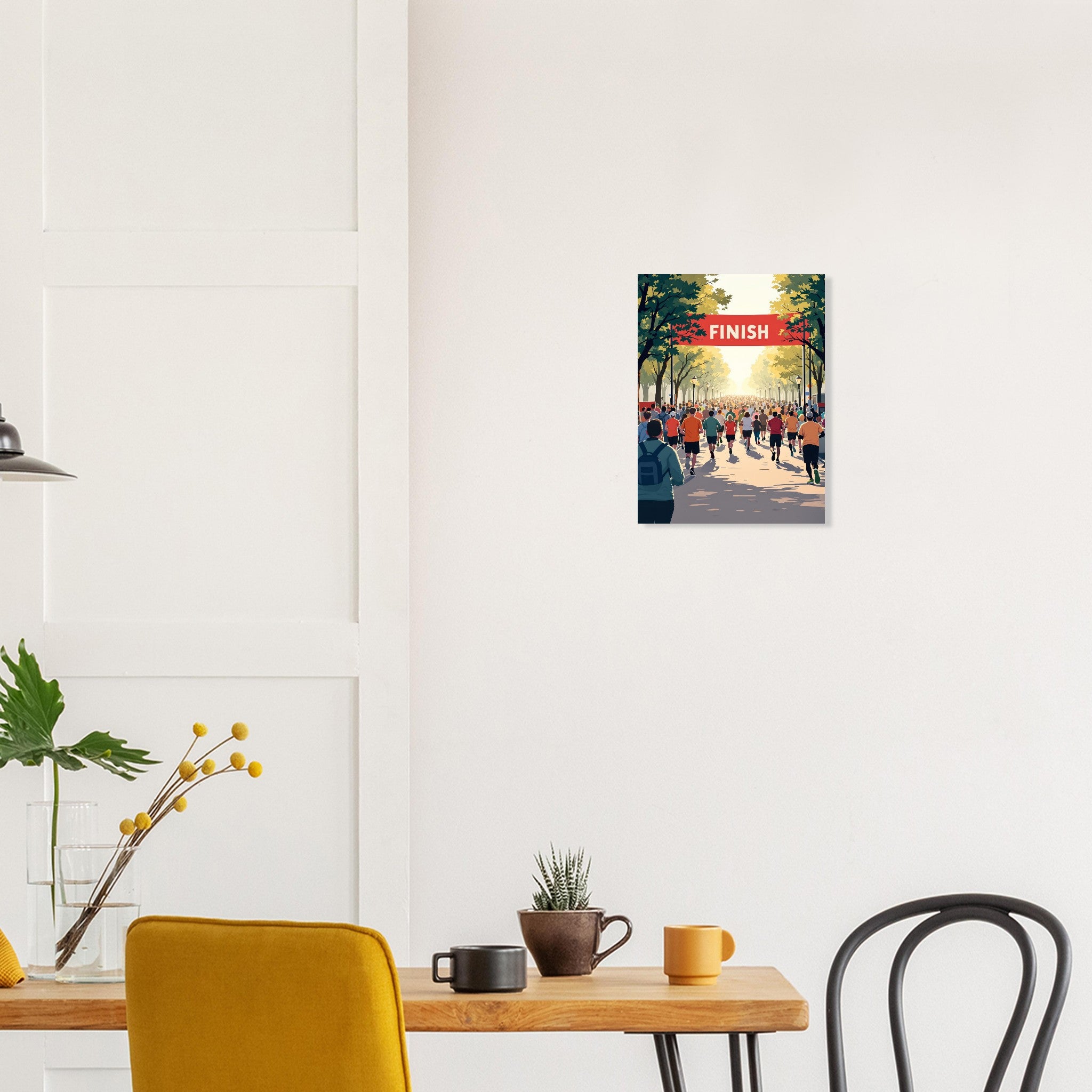 Parkrun Saturday Community 5k Art Print Print Material — detail view | Wild Thread Co