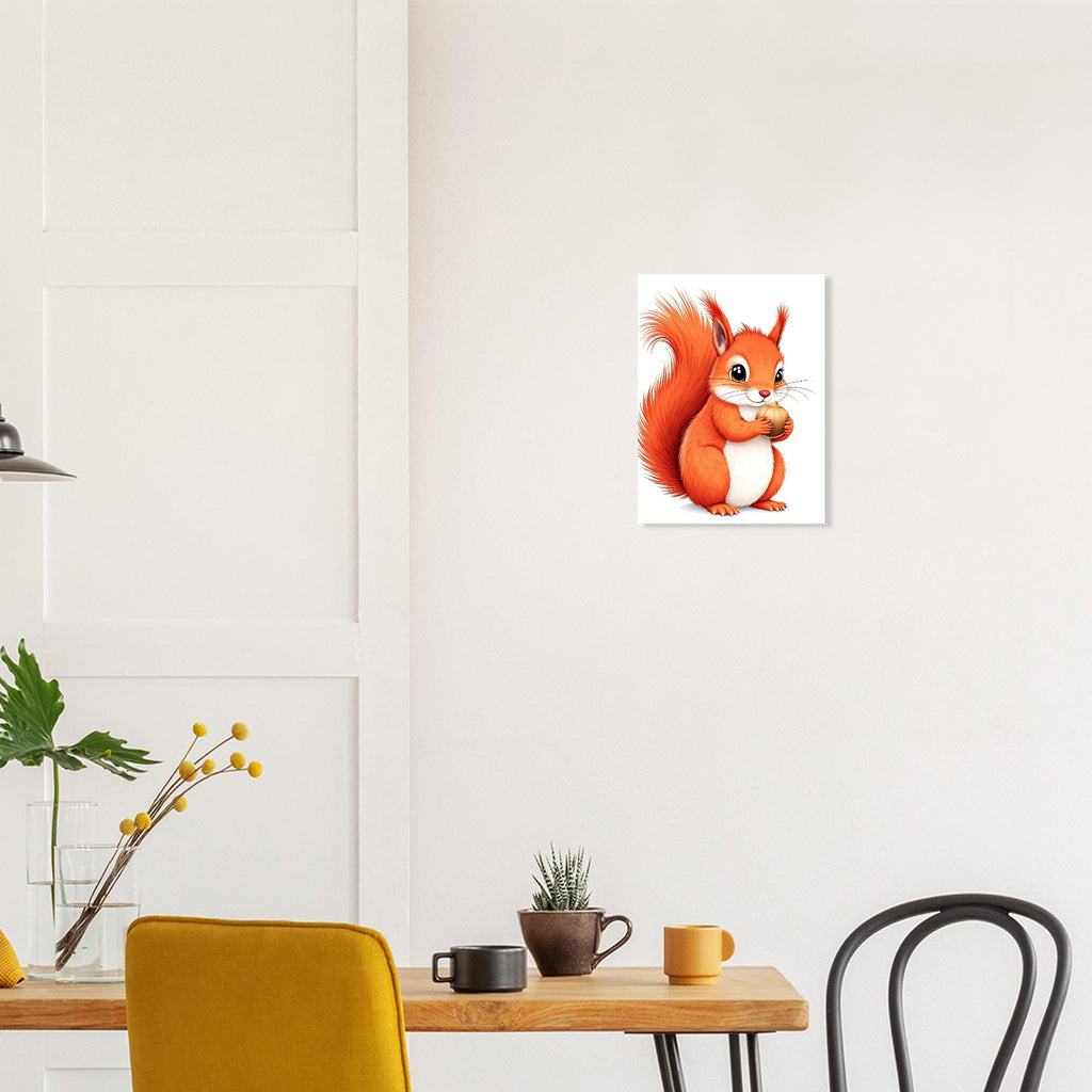 red squirrel Art Print Art Print — detail view | Wild Thread Co