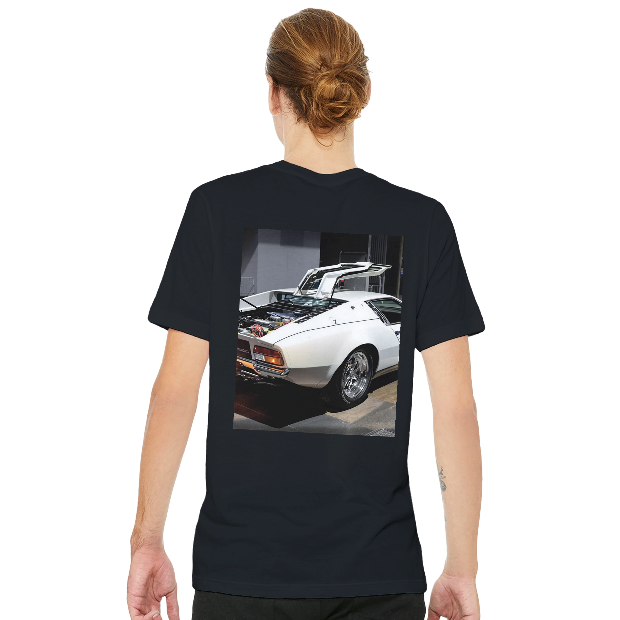 De Tomaso Mangusta T-Shirt — detail view | Wild Thread Co