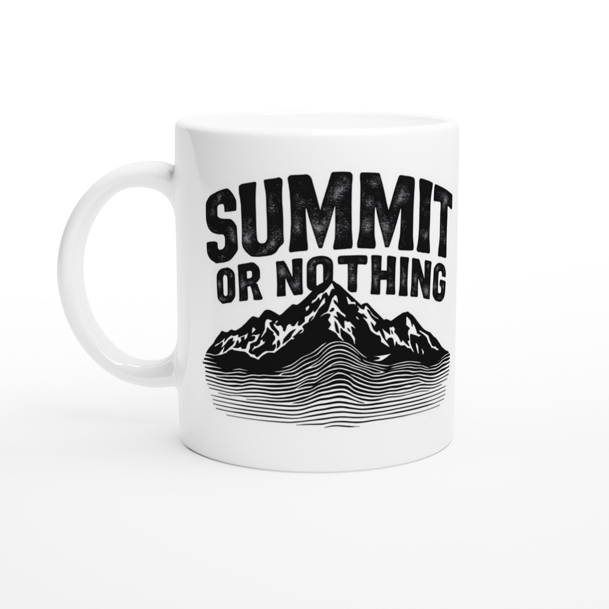 Gorpcore Mountain Summit Coffee Tea Ceramic 11oz Mug UK — Mug | Wild Thread Co UK