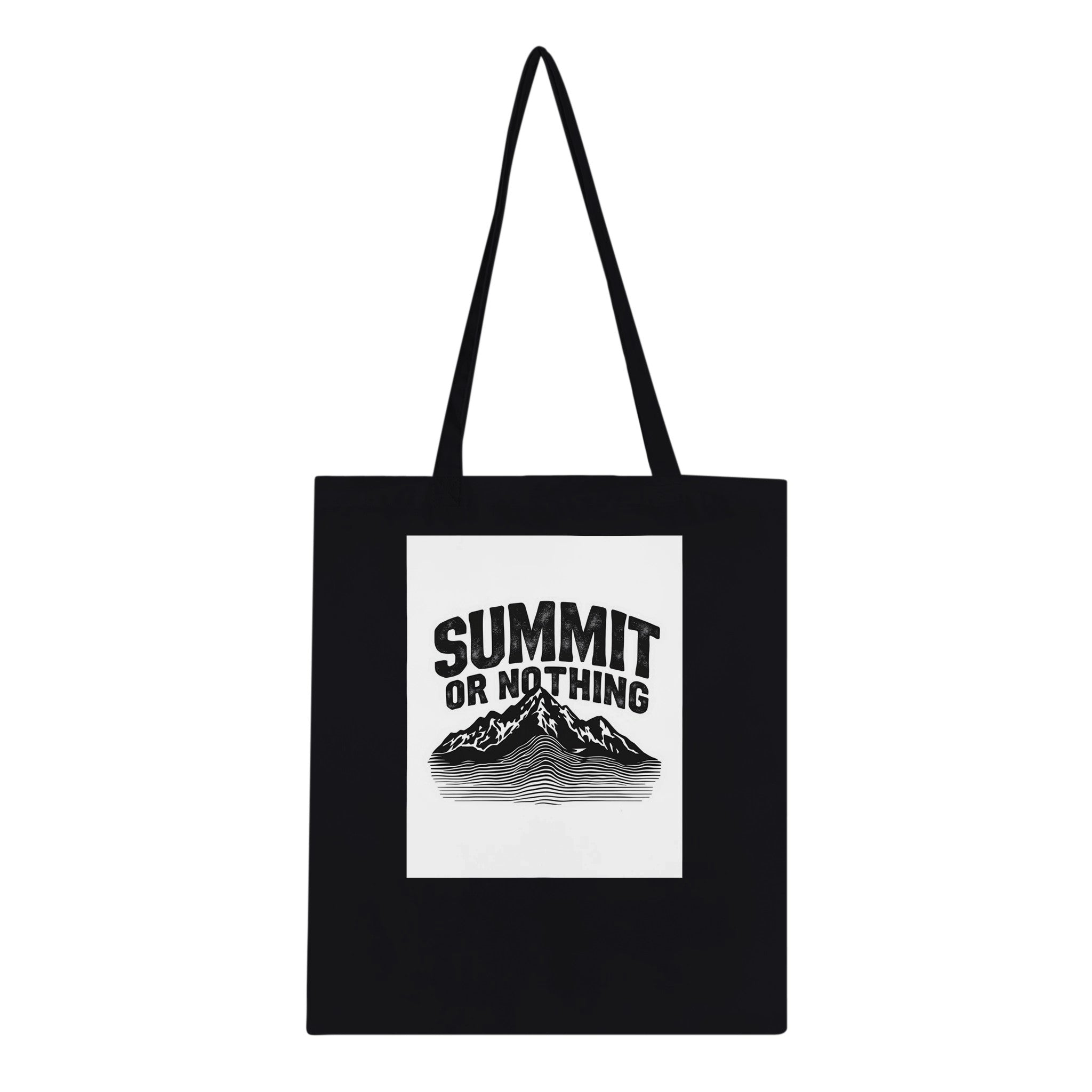 Gorpcore Mountain Cotton Shopper UK Tote Bag — detail view | Wild Thread Co