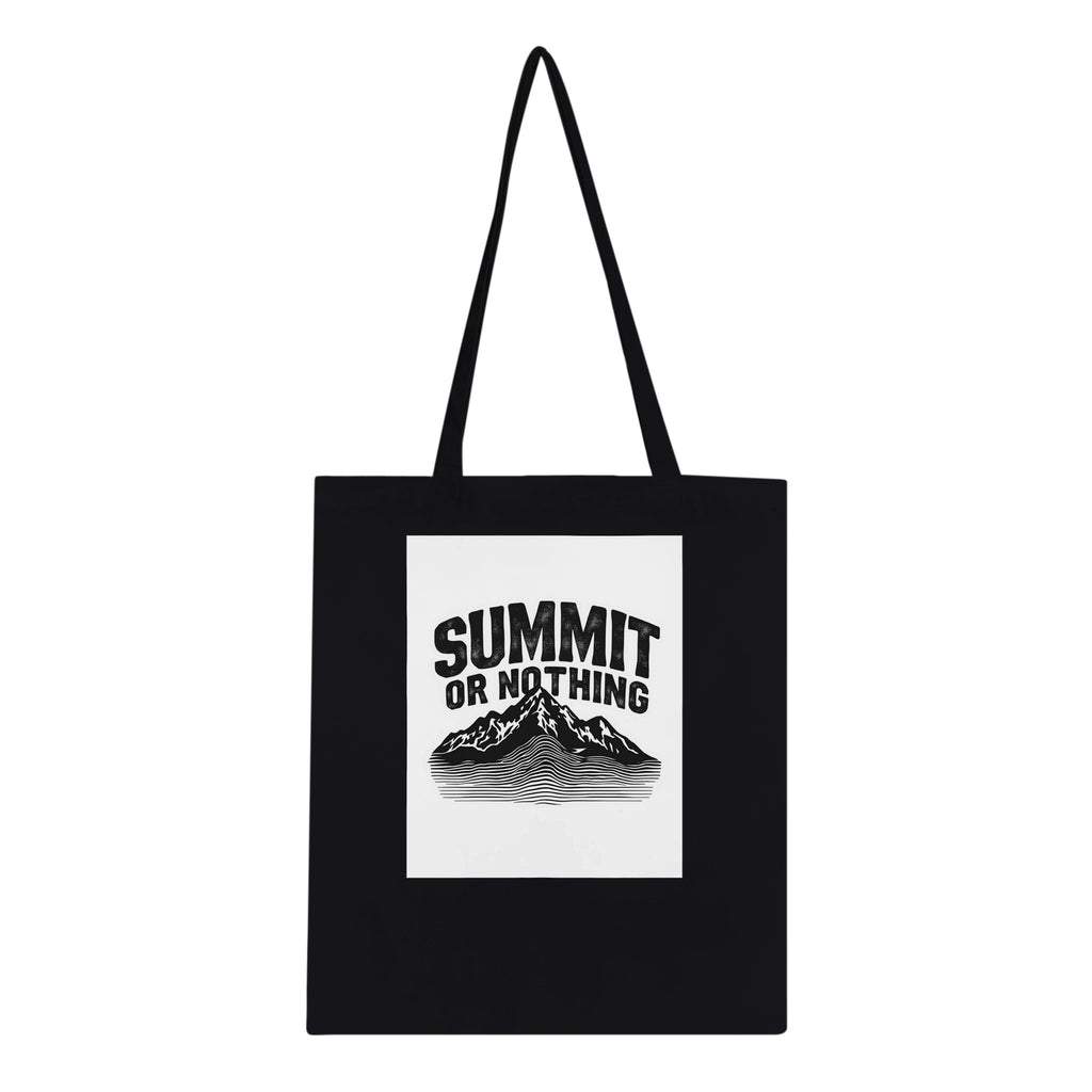 Gorpcore Mountain Cotton Shopper UK Tote Bag — detail view | Wild Thread Co