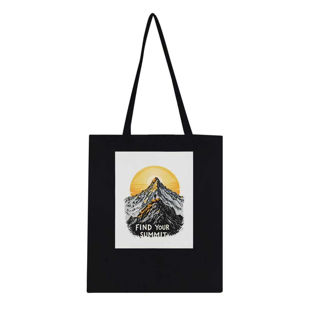 Mountain Summit Cotton Shopper UK Tote Bag — detail view | Wild Thread Co