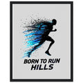Trail Running Dark Energy Framed Print Wall Art Ready to Hang UK — Framed Art Print | Wild Thread Co UK