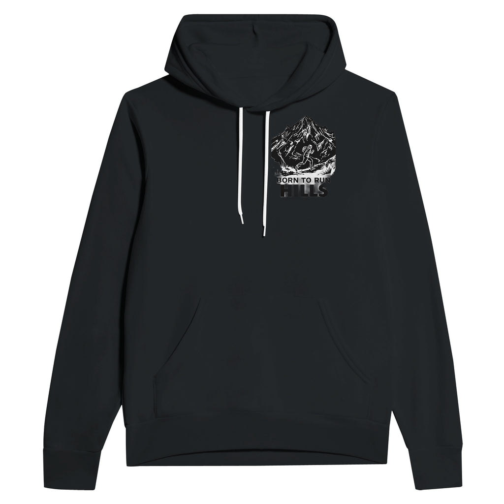 Gorpcore Trail Running Hoodie Pullover Unisex Cotton UK Hoodie — detail view | Wild Thread Co