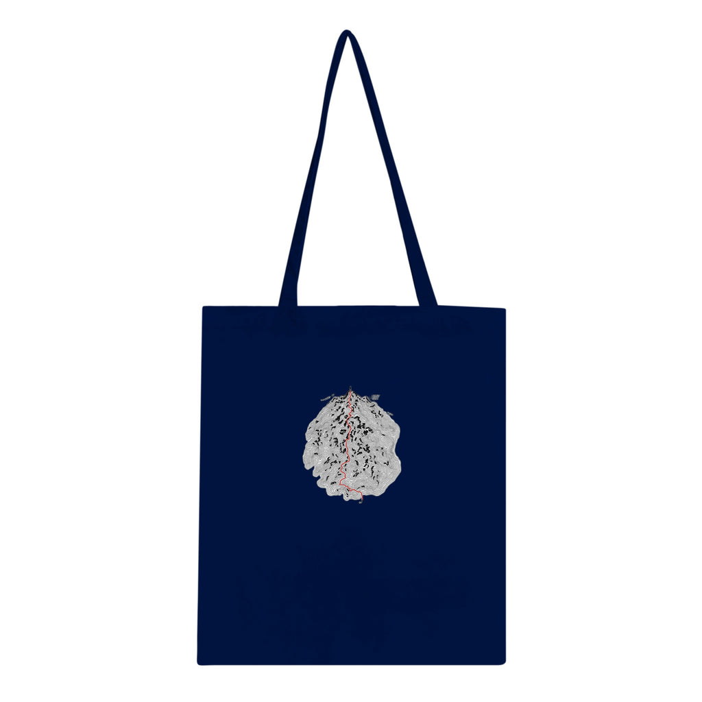 Fell Walking Map Cotton Shopper UK Tote Bag — detail view | Wild Thread Co