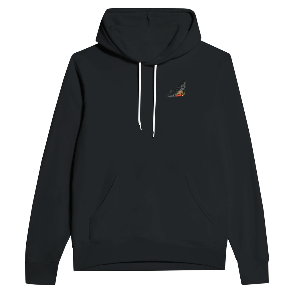 Wild Camping Bivouac Hoodie Pullover Unisex Cotton UK Hoodie — detail view | Wild Thread Co