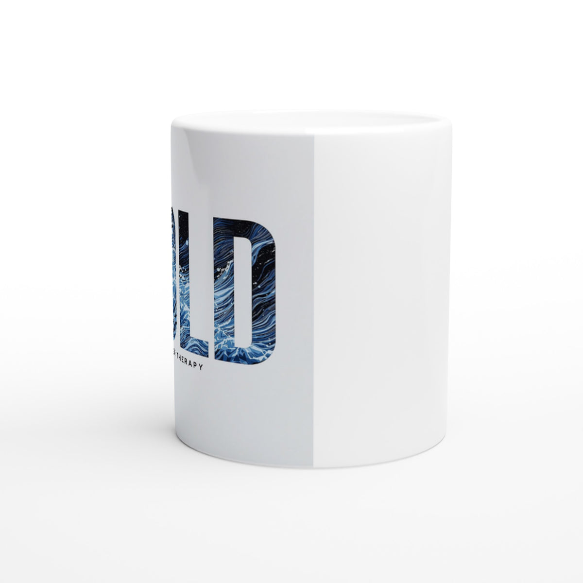 Cold Water Therapy Wild Swimming Coffee Tea Ceramic 11oz Mug — detail view | Wild Thread Co