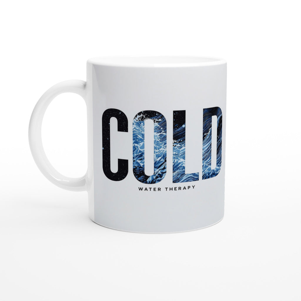 Cold Water Therapy Wild Swimming Coffee Tea Ceramic 11oz Mug — detail view | Wild Thread Co