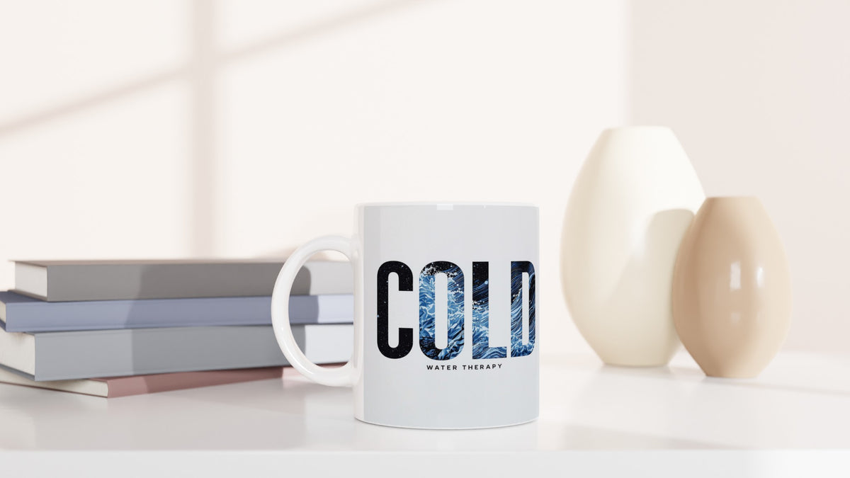 Cold Water Therapy Wild Swimming Coffee Tea Ceramic 11oz Mug — detail view | Wild Thread Co