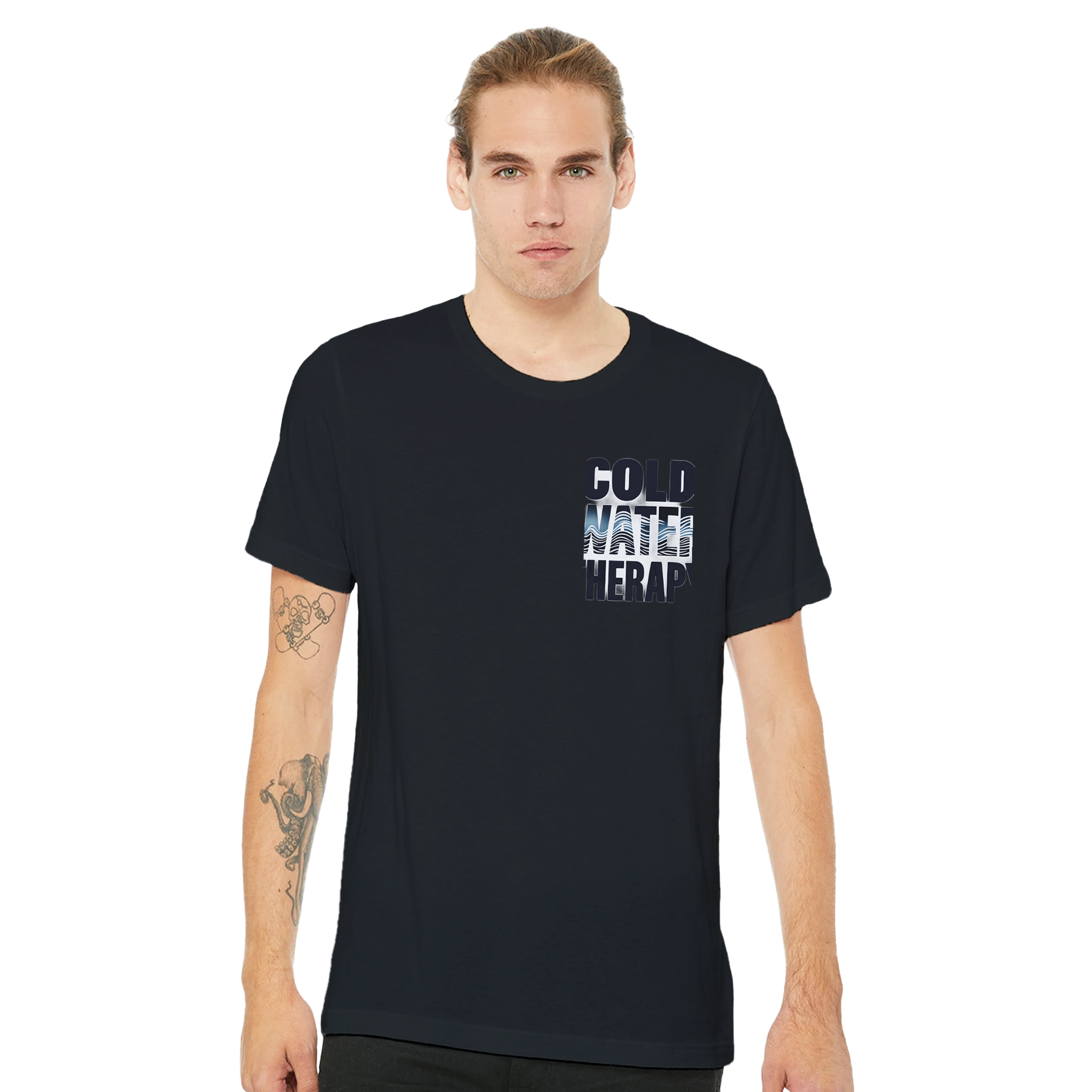 Gorpcore Wild Swimming T-Shirt Unisex Cotton Tee UK T-Shirt — detail view | Wild Thread Co