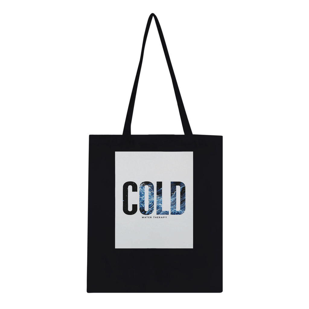 Cold Water Therapy Wild Swimming Tote Bag Cotton Shopper UK Tote Bag — detail view | Wild Thread Co
