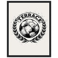 Retro Sports Football Framed Print Wall Art Ready to Hang UK — Framed Art Print | Wild Thread Co UK