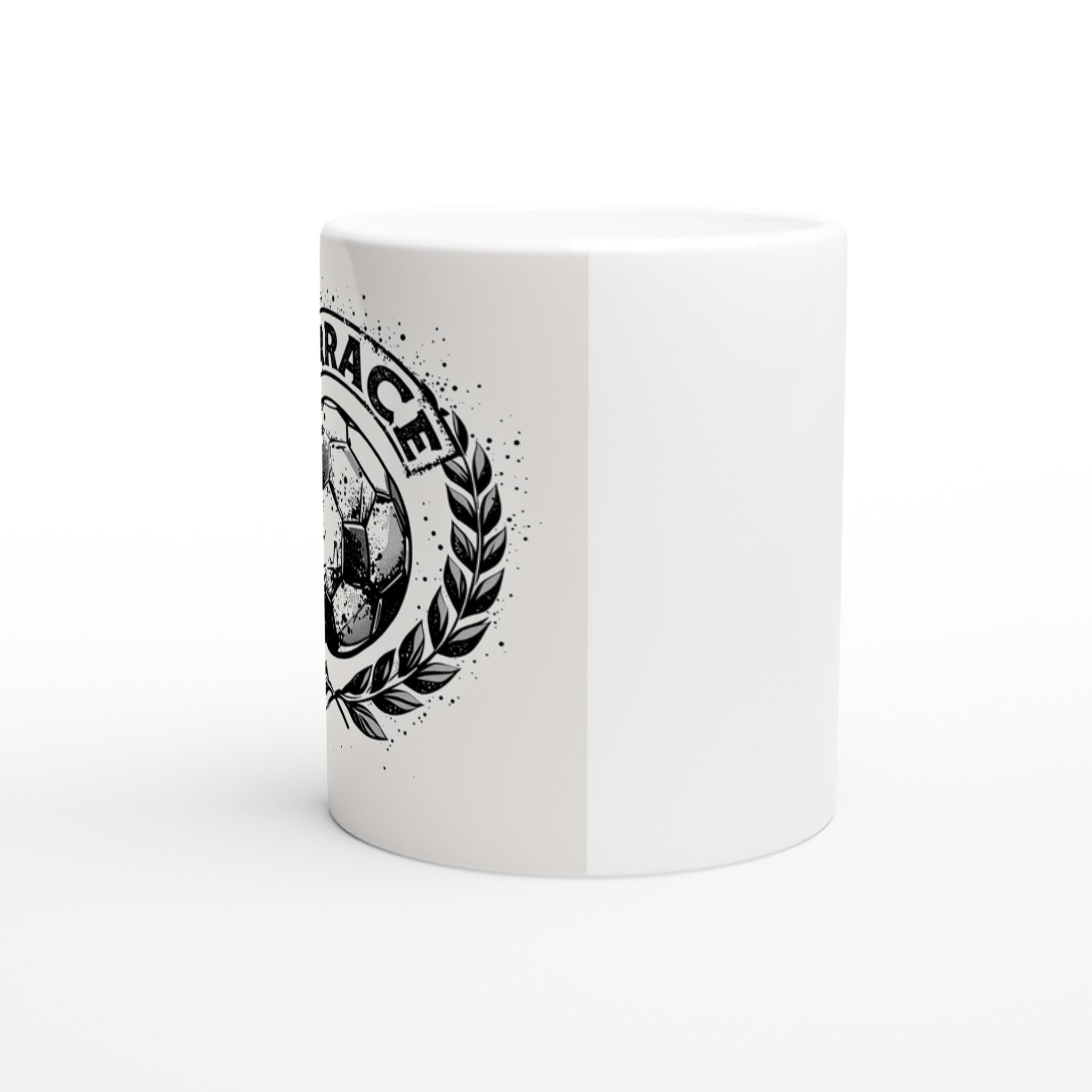 Retro Football Terrace Poetry Coffee Tea Ceramic 11oz Mug 11o Mug — detail view | Wild Thread Co