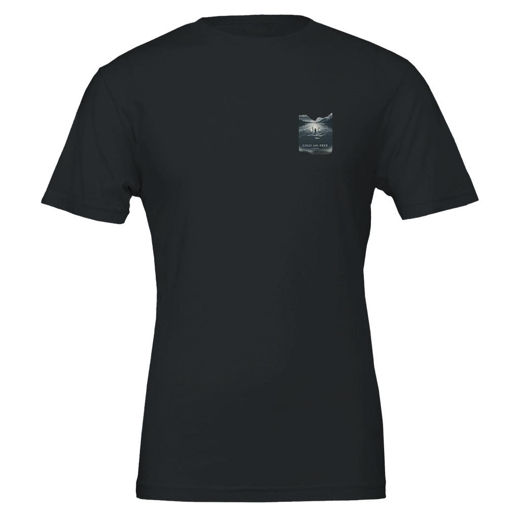 Wild Swimming Loch T-Shirt Unisex Cotton Tee UK T-Shirt — detail view | Wild Thread Co
