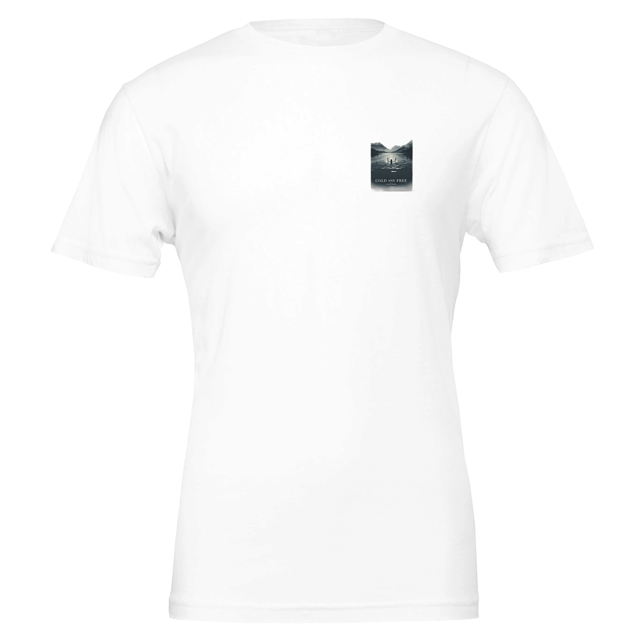 Wild Swimming Loch T-Shirt Unisex Cotton Tee UK T-Shirt — detail view | Wild Thread Co