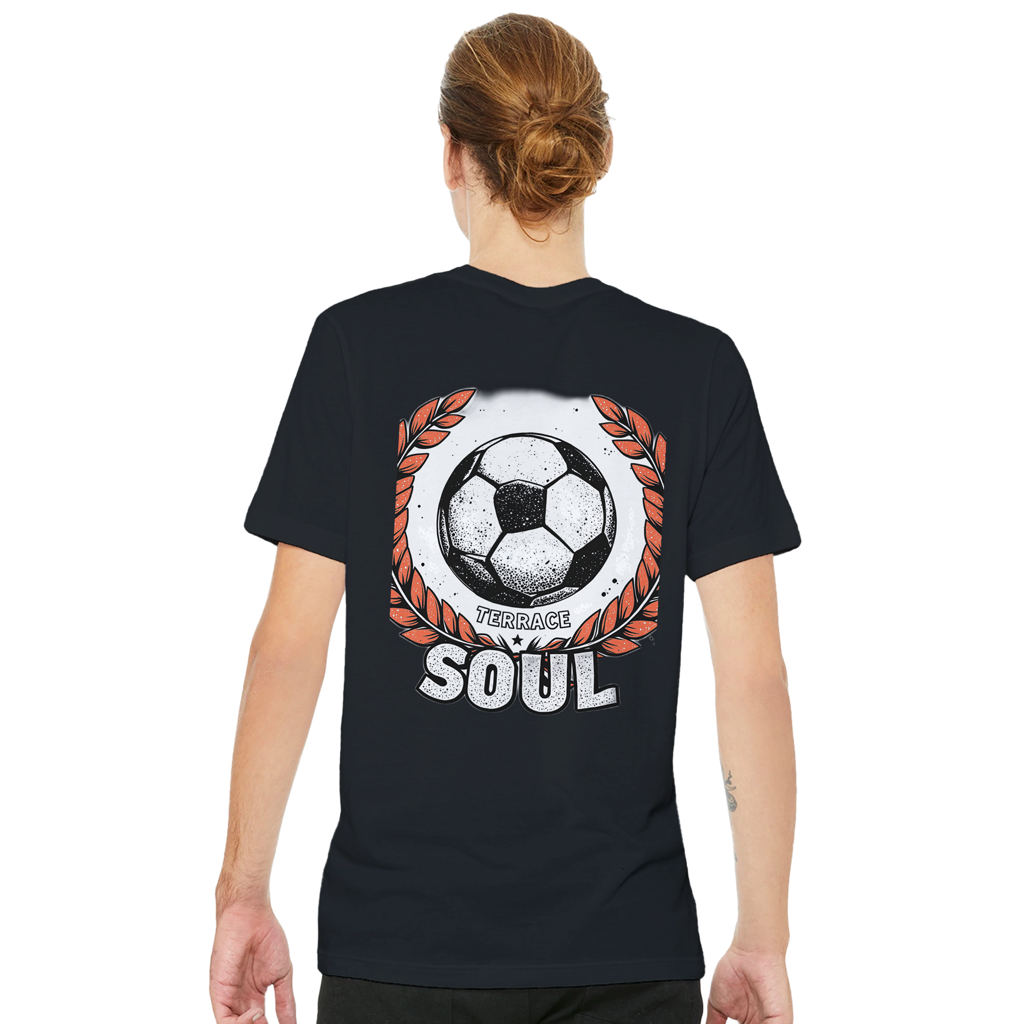 Retro Sports Football T-Shirt Unisex Cotton Tee UK T-Shirt — detail view | Wild Thread Co
