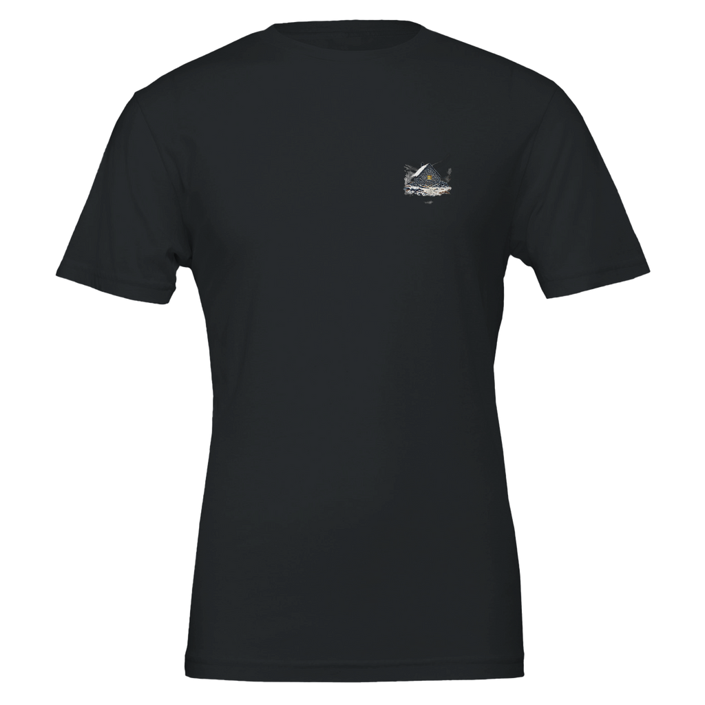 Mountain Bothy T-Shirt Unisex Cotton Tee UK T-Shirt — detail view | Wild Thread Co