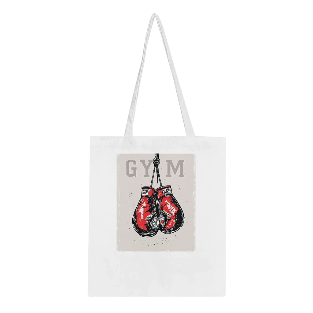 Retro Sports Boxing Tote Bag Cotton Shopper UK — Tote Bag | Wild Thread Co UK