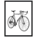 Retro Sports Cycling Framed Print Wall Art Ready to Hang UK — Framed Art Print | Wild Thread Co UK