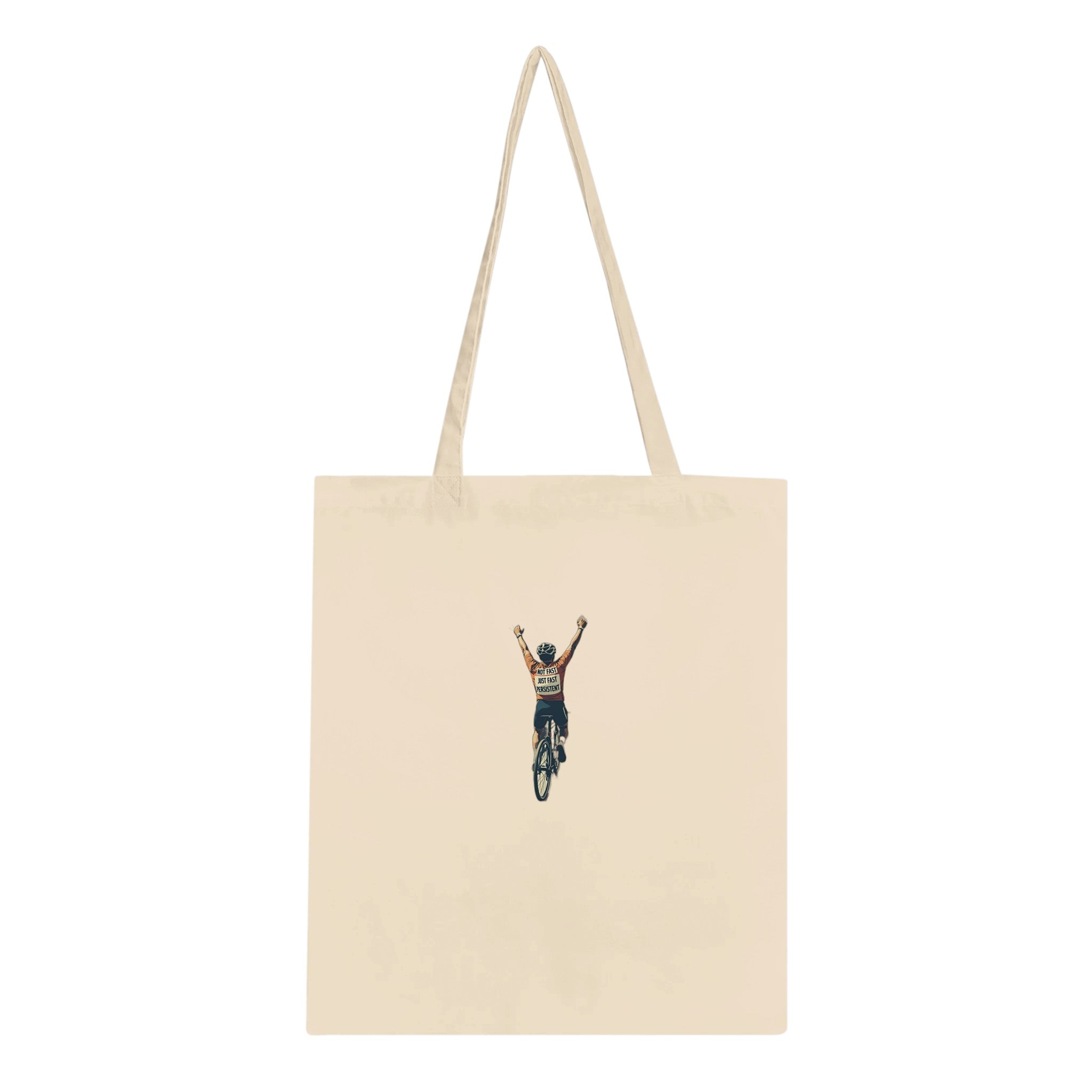 Cycling The Cols Tote Bag Cotton Shopper UK Tote Bag — detail view | Wild Thread Co