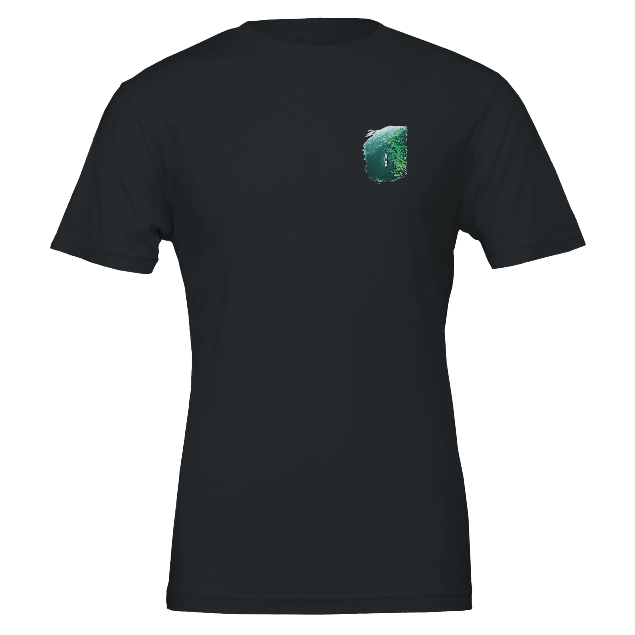 Sea Kayaking Aerial T-Shirt Unisex Cotton Tee UK — T-Shirt | Wild Thread Co UK
