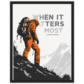 Mountain Rescue Framed Print Wall Art Ready to Hang UK — Framed Art Print | Wild Thread Co UK