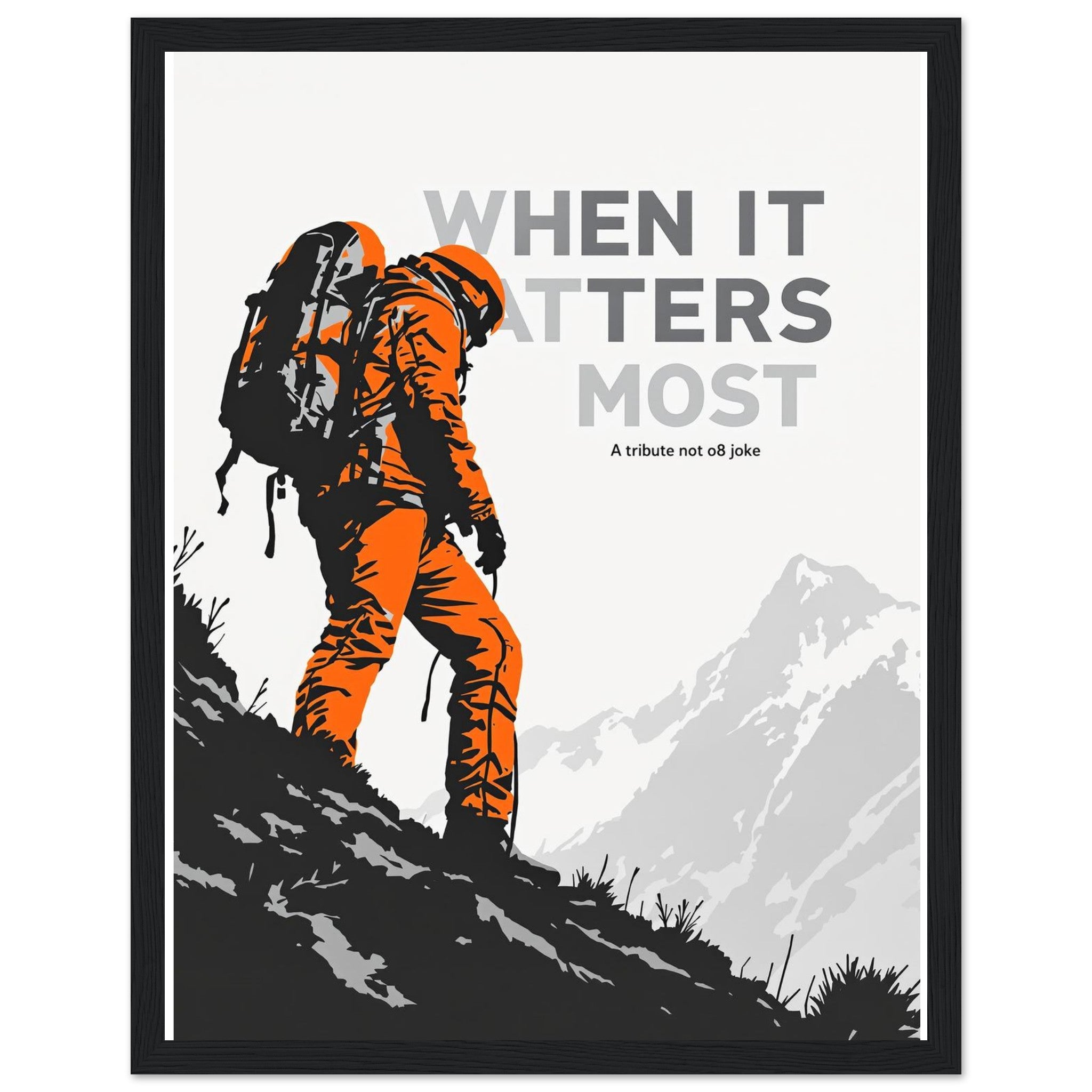 Mountain Rescue Framed Print Wall Art Ready to Hang UK — Framed Art Print | Wild Thread Co UK