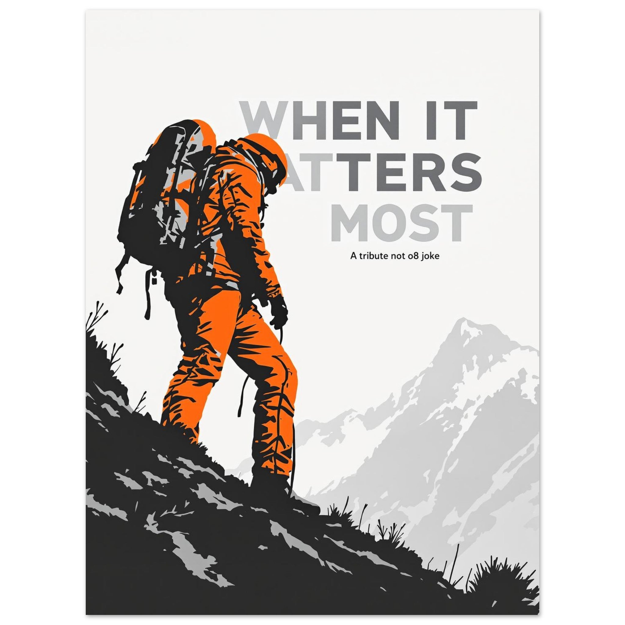 Mountain Rescue Art Wall Art UK Art Art Print Art Print — detail view | Wild Thread Co
