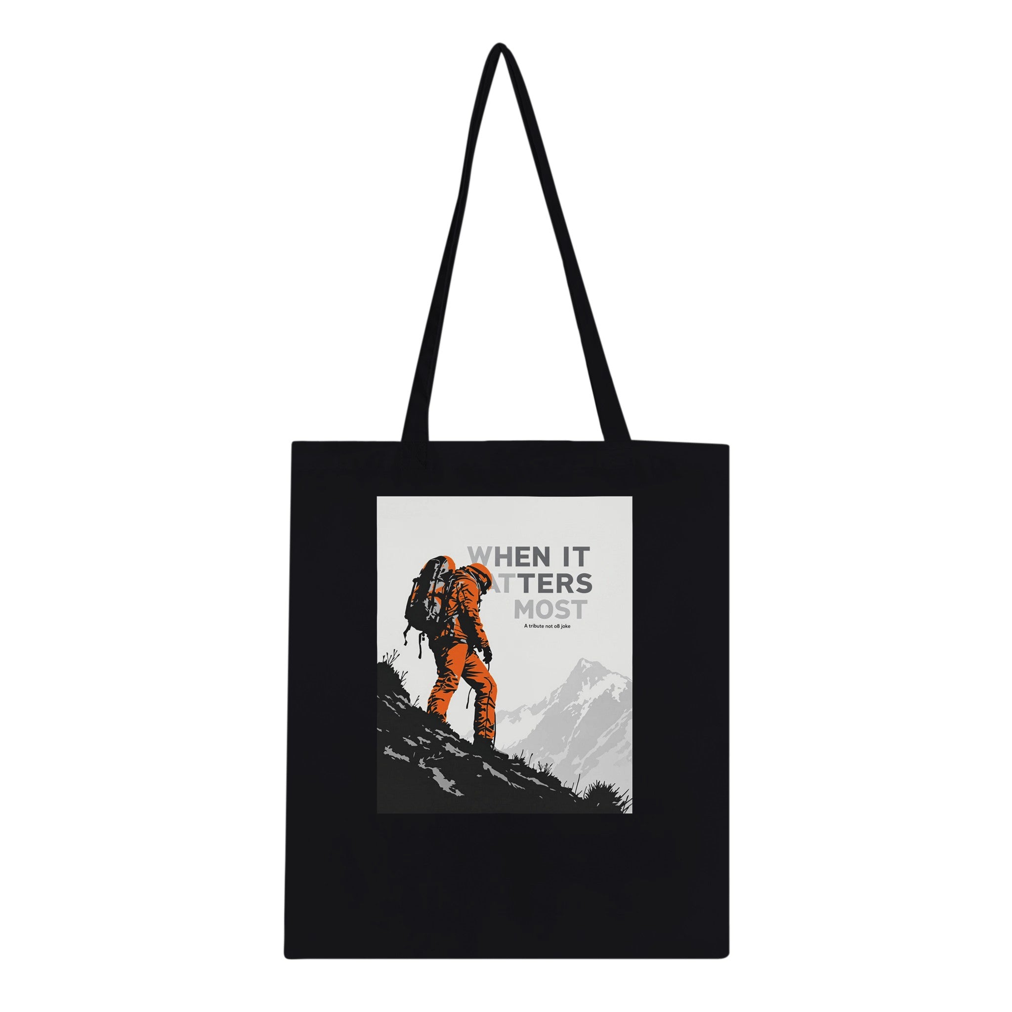 Mountain Rescue Tote Bag Cotton Shopper UK Tote Bag — detail view | Wild Thread Co
