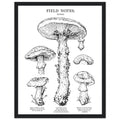 Dark Academia Mushroom Foraging Framed Print Wall Art Ready to Hang — Framed Art Print | Wild Thread Co UK